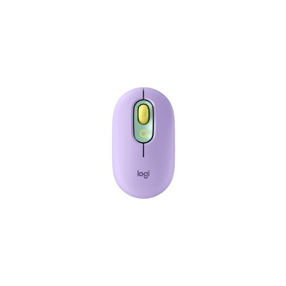 Mouse Logitech Pop Inalámbrico Emoji Personalizable Color Fresh Vibes [ 910-006550 ]