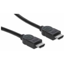 Cable Manhattan HDMI M-M Alta Velocidad con Canal Ethernet 10m Color Negro [ 323246 ]