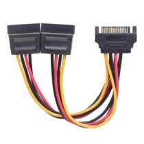 Cable Manhattan Y de Alimentación SATA M-H 15cm [ 354554 ]