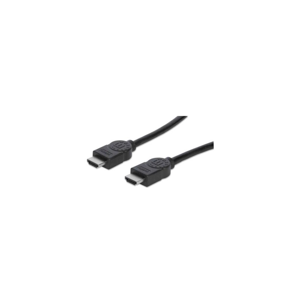Cable Manhattan HDMI M-M Alta Velocidad con Ethernet 7.5m Color Negro [ 353274 ]