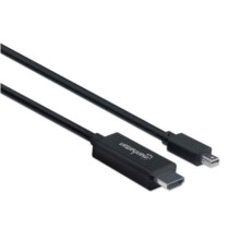 Cable Manhattan Mini DisplayPort a HDMI 1080p 1.8m Color Negro [ 153232 ]