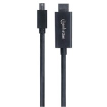 Cable Manhattan Mini DisplayPort a HDMI 1080p 1.8m Color Negro [ 153232 ]
