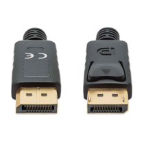 Cable Manhattan DisplayPort M-M 8K a 60Hz 2m Color Negro [ 355575 ]