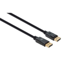 Cable Manhattan DisplayPort M-M 8K a 60Hz 2m Color Negro [ 355575 ]