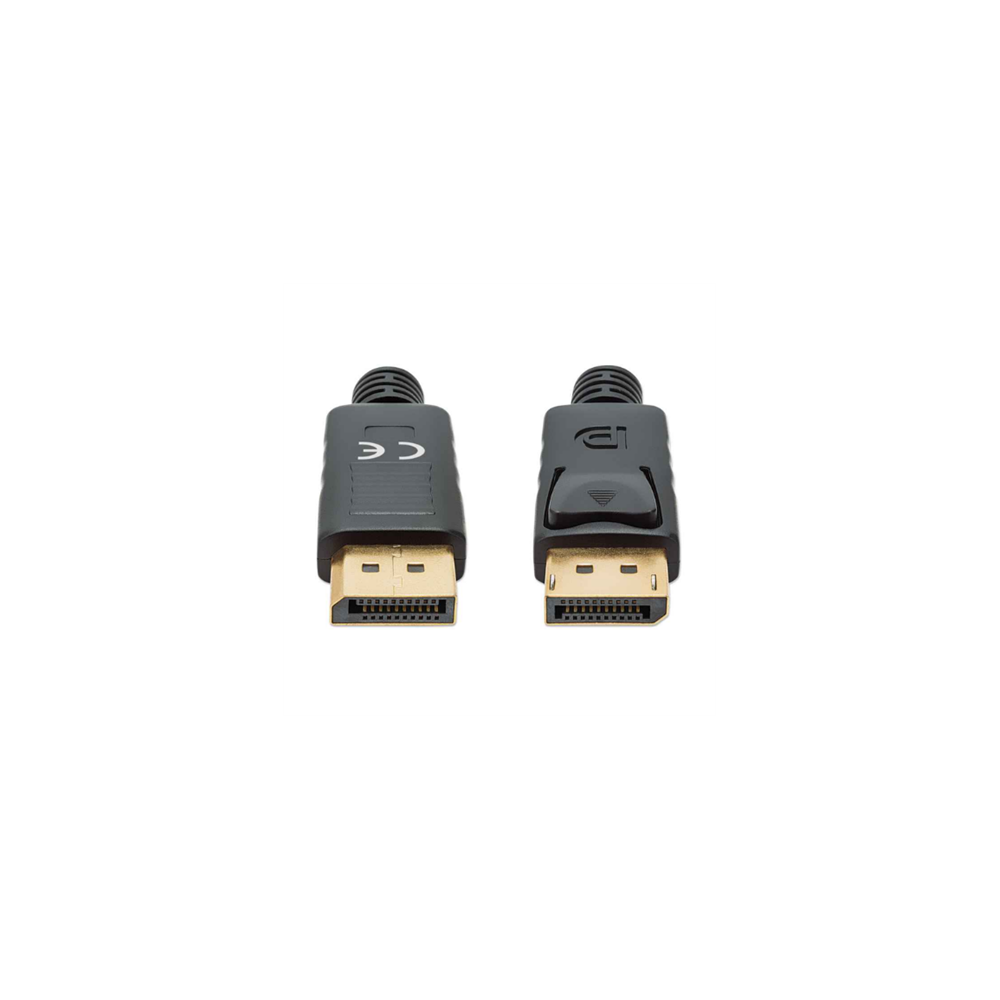 Cable Manhattan DisplayPort M-M 8K a 60Hz 3m Color Negro [ 355582 ]