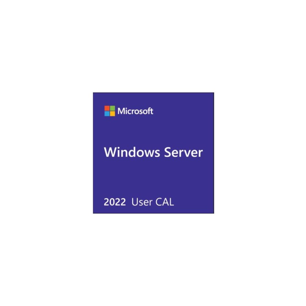 Licencia Microsoft Windows Server CAL 2022 Español 1pk DSP OEI 5 Clt User [ R18-06476 ]