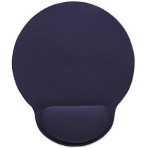 Mouse Pad Manhattan Tipo Gel C/Descansa Muñecas Color Azul Marino [ 434386 ]