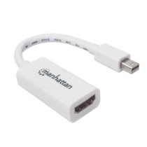 Adaptador Manhattan Pasivo Mini DisplayPort a HDMI-H Color Blanco [ 322461 ]