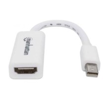 Adaptador Manhattan Pasivo Mini DisplayPort a HDMI-H Color Blanco [ 322461 ]