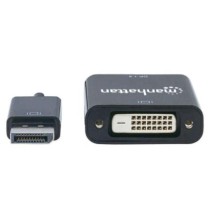 Adaptador Manhattan DisplayPort 1.2a M a DVI-D H Activo Color Negro [ 152228 ]