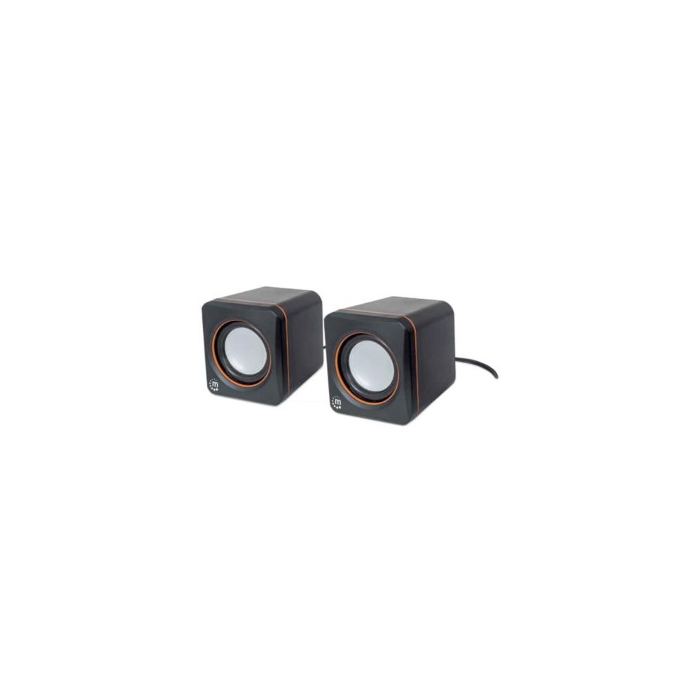 Sistema Altavoces Manhattan Serie 2600 USB Color Negro [ 161435 ]