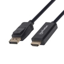 Cable Manhattan DisplayPort/HDMI M-M 1080p1.8m Color Negro [ 152679 ]