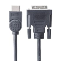 Cable Manhattan para Monitor HDMI/DVI-D M-M1.8m Color Negro [ 372503 ]