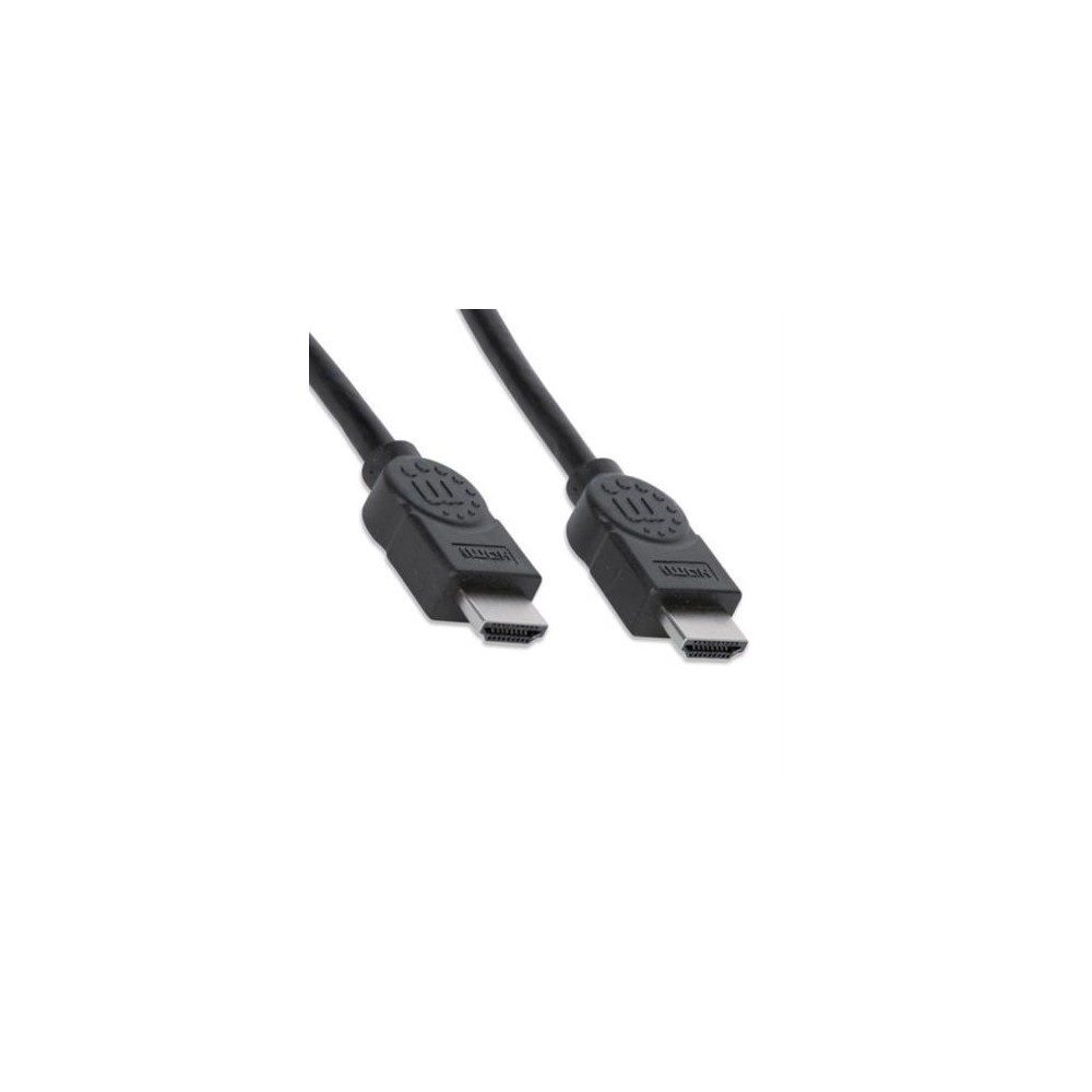 Cable Manhattan HDMI 1.3 M-M Alta Velocidad Blindado 22.5m Color Negro [ 308458 ]