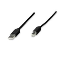 Cable Manhattan USB A-B Económico 1.8m Color Negro [ 342650 ]