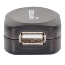 Cable Manhattan USB 2.0 Alta Velocidad Extensión Activa 20m Color Negro [ 150958 ]