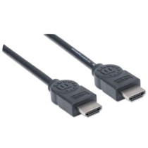 Cable Manhattan HDMI 1.4 M-M Alta Velocidad Canal Ethernet 5m Color Negro [ 323239 ]