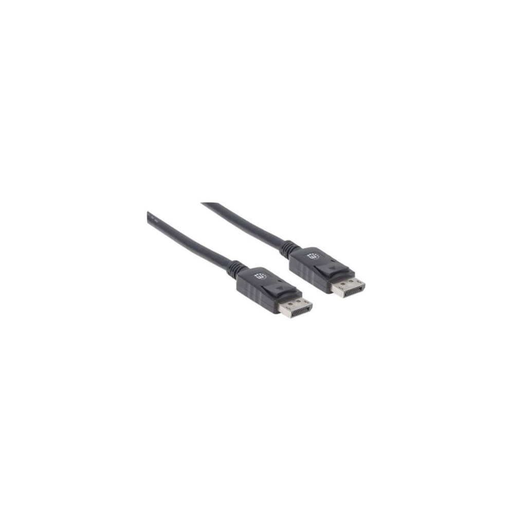 Cable Manhattan DisplayPort M-M 3m Color Negro [ 307093 ]