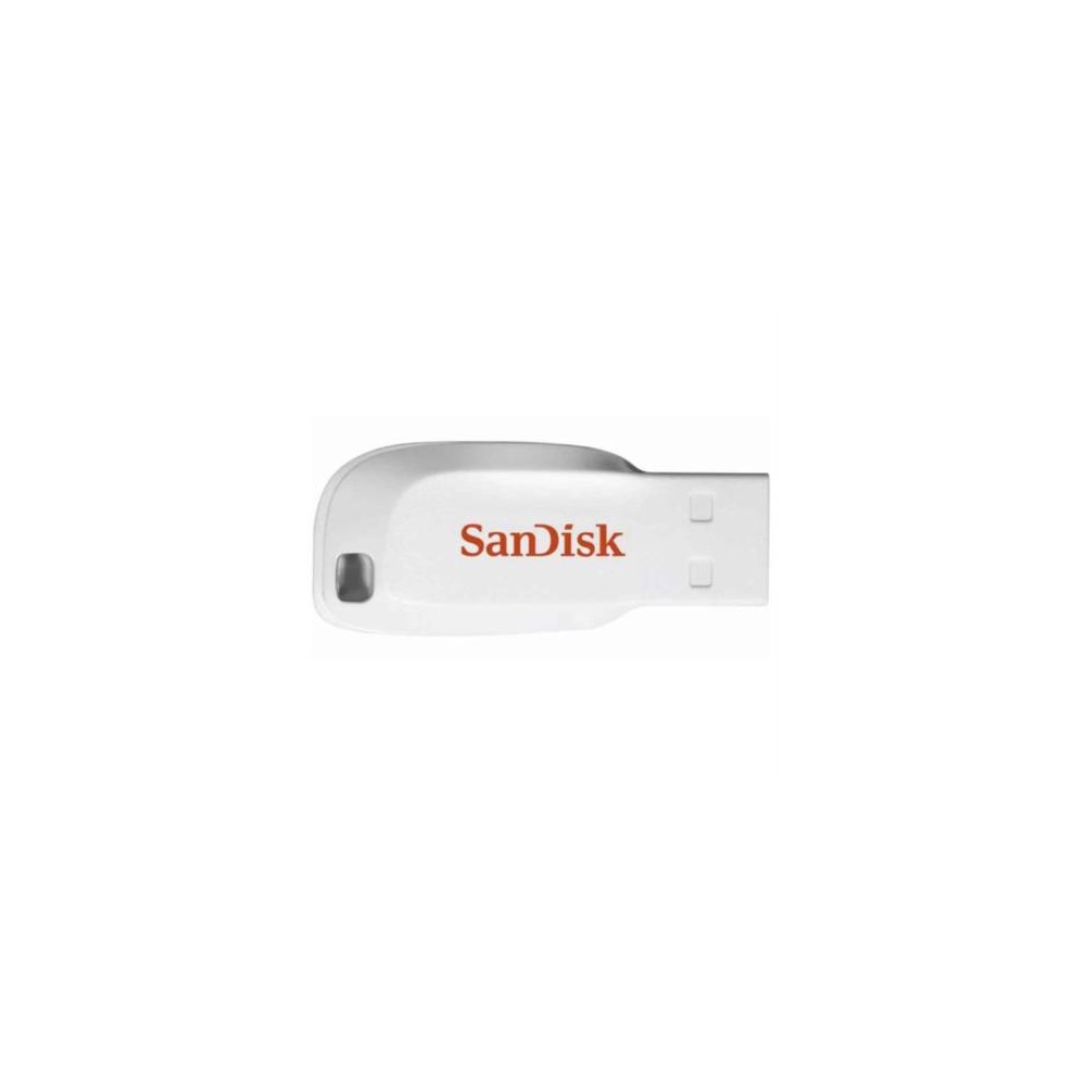 Memoria USB SanDisk Cruzer Blade 16 GB 2.0 Color Blanco [ SDCZ50C-016G-B35W ]
