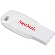 Memoria USB SanDisk Cruzer Blade 16 GB 2.0 Color Blanco [ SDCZ50C-016G-B35W ]