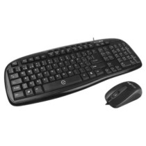 Teclado y Mouse Easy Line Alámbrico Balance USB Color Negro [ EL-993391 ]