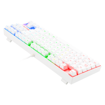 Teclado Mecánico Gamer Redragon Kumara White K552W-RGB Red Switch [ 8800-0083 ]