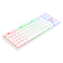 Teclado Mecánico Gamer Redragon Kumara White K552W-RGB Red Switch [ 8800-0083 ]