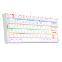 Teclado mecánico KUMARA RAINBOW White K552-KR - Red Switch [ 8900-0070 ]