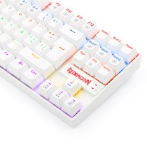 Teclado mecánico KUMARA RAINBOW White K552-KR - Red Switch [ 8900-0070 ]