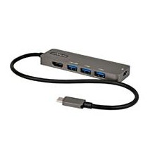 DOCKING STATION USB-C - ADAPTADOR MULTIPUERTOS USB TIPO C A HDMI 2.0B 4K DE 60HZ (HDR10) - PD DE 100 [ DKT30CHPD3 ][ AC-10068 ]