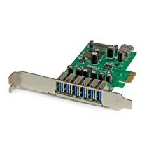 TARJETA PCI EXPRESS DE 7 PUERTOS USB 3.0 CON PERFIL BAJO O COMPLETO - STARTECH.COM MOD. PEXUSB3S7 [ PEXUSB3S7 ][ AC-10706 ]