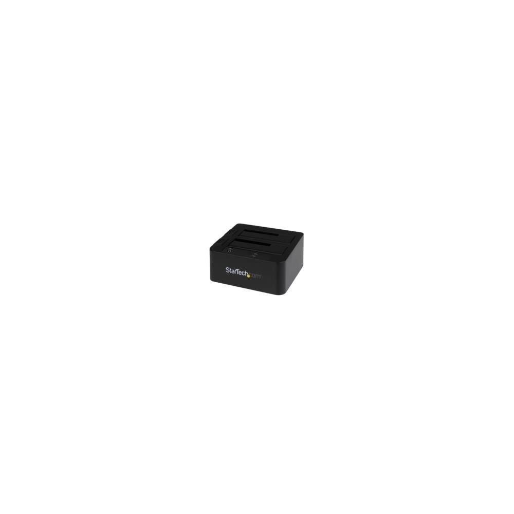 BASE DOCKING STATION USB 3.0 CON UASP DE 2 BAHIAS PARA DISCO DURO O SSD SATA III DE 2.5 O 3.5 PULGAD [ SDOCK2U33 ][ AC-8415 ]