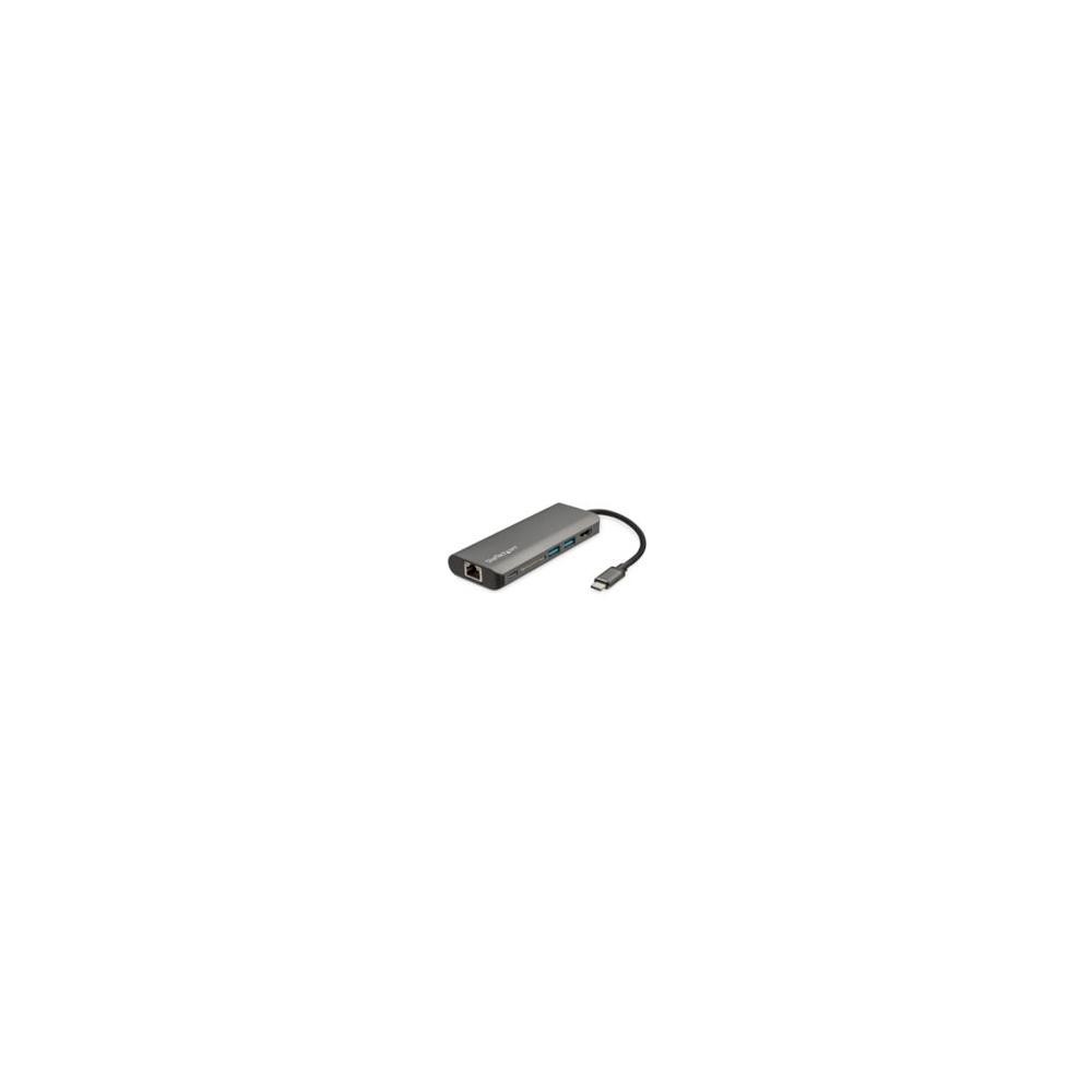 DOCKING STATION USB-C CON HDMI - 4K - MAC / WINDOWS - LECTOR DE TARJETAS SD - HUB USB C A USB 3.0 -  [ DKT30CSDHPD3 ][ AC-8537 ]