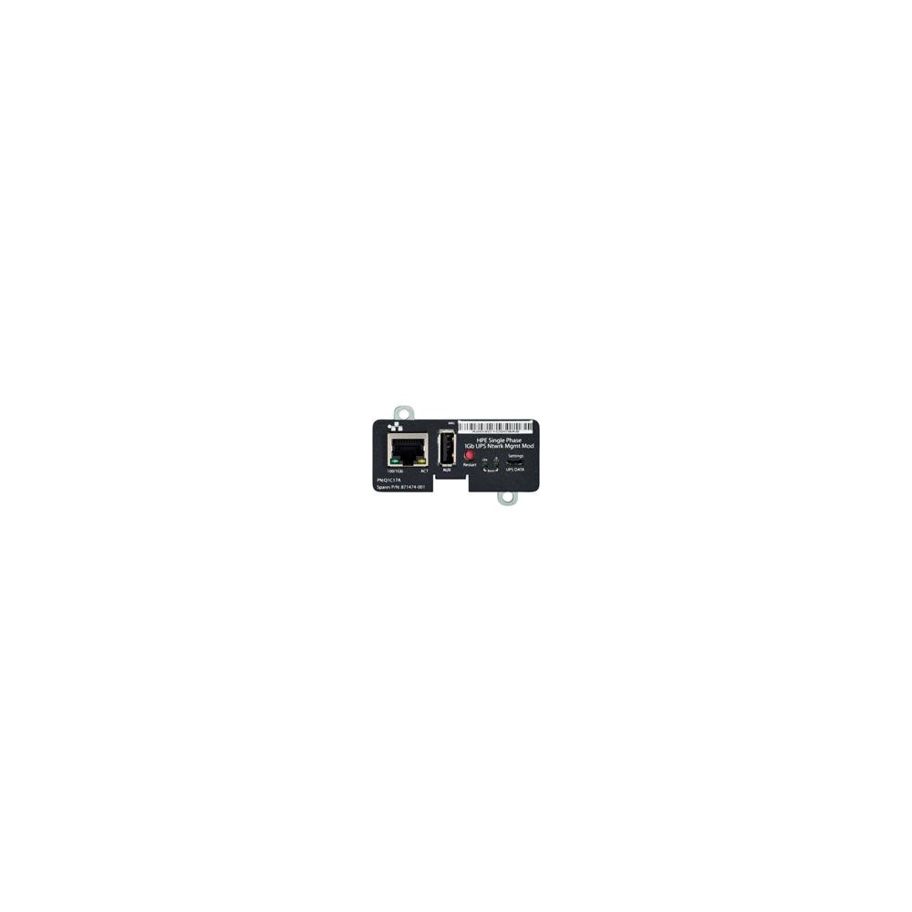 HPE SINGLE PHASE 1GB UPS NTWRK MGMT MOD [ Q1C17A ][ AC-9208 ]