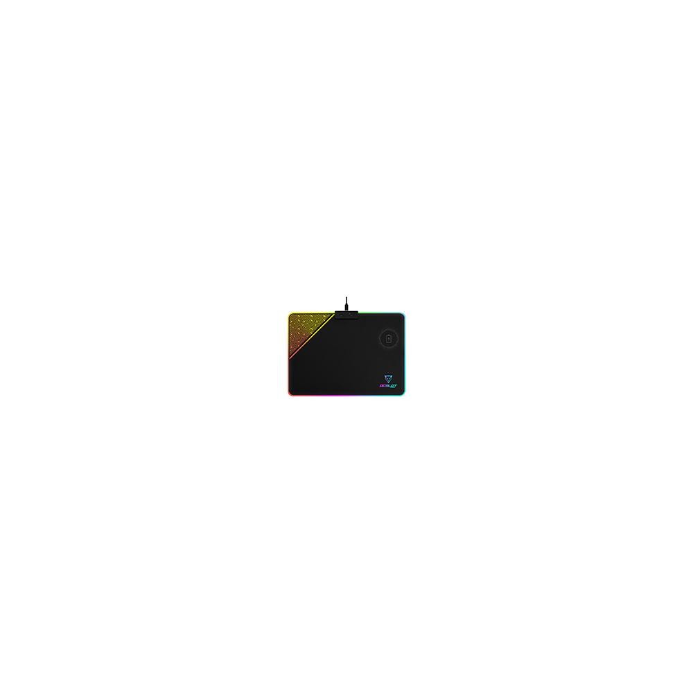 OCELOT MOUSE PAD RIGIDO TIPO RGB, CARGA INALAMBRICA PARA SMARTPHONES, CONEXIN MEDIANTE USB PLUG AND  [ OMPR01 ][ AC-9572 ]