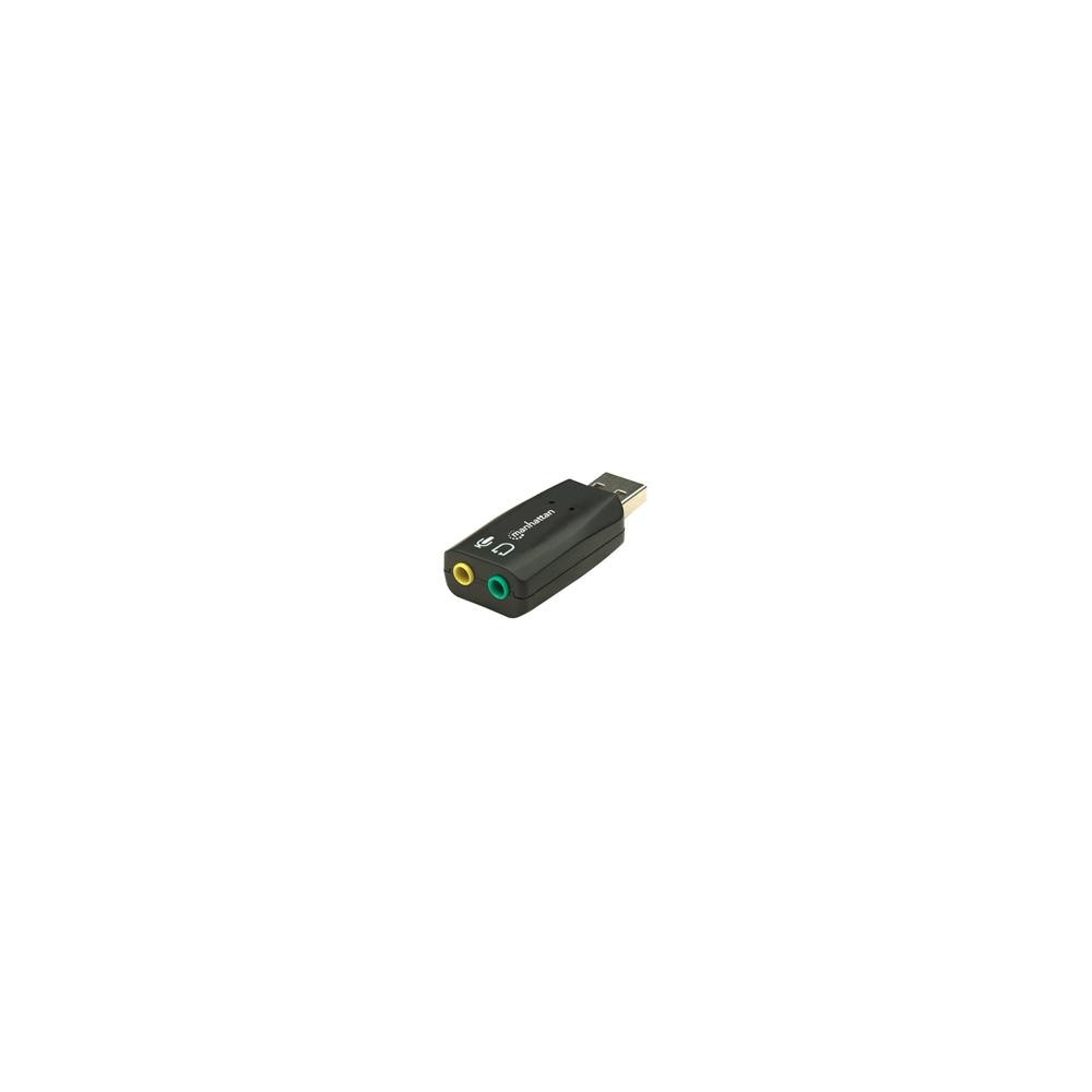 CONVERTIDOR USB,MANHATTAN,150859, 2.0 A TARJETA SONIDO 5.1 [ 150859 ][ AD-152 ]