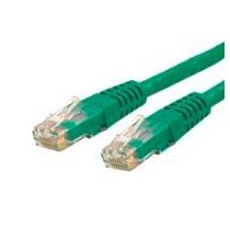 CABLE DE 10.6M VERDE DE RED CATEGORÍA CAT6 UTP RJ45 GIGABIT ETHERNET ETL - PATCH MOLDEADO - STARTEC [ C6PATCH35GN ][ CB-1859 ]