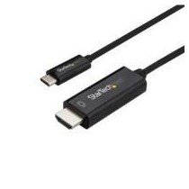 CABLE ADAPTADOR DE 3M USB-C A HDMI 4K 60HZ - NEGRO - CABLE USB TIPO C A HDMI - CABLE CONVERTIDOR DE  [ CDP2HD3MBNL ][ CB-2110 ]