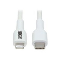 CABLE USB TRIPP-LITE M102-01M-WH CABLE DE SINCRONIZACIóN Y CARGA USB C A LIGHTNING (M/M), CERTIFICA [ M102-01M-WH ][ CB-2452 ]