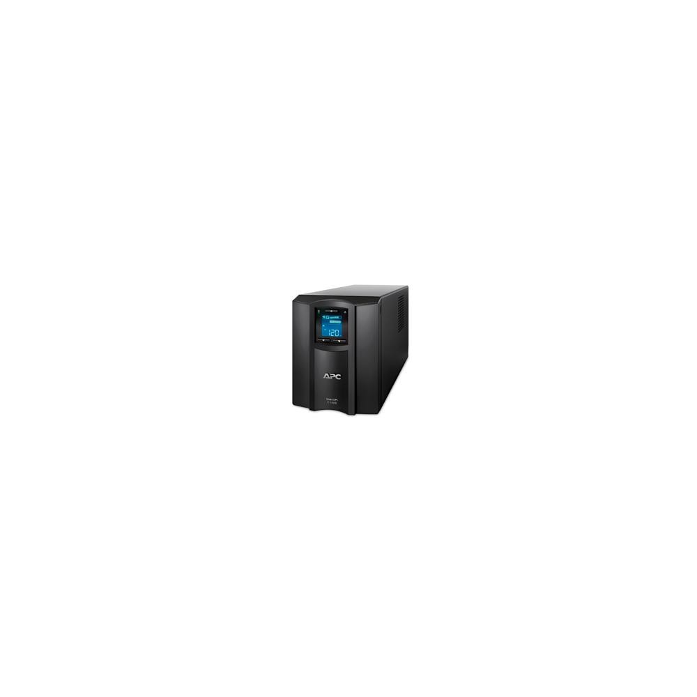 UNIDAD SMART-UPS C DE APC, 1000 VA, PANTALLA LCD, 120 V, CON SMARTCONNECT [ SMC1000C ][ FR-1465 ]