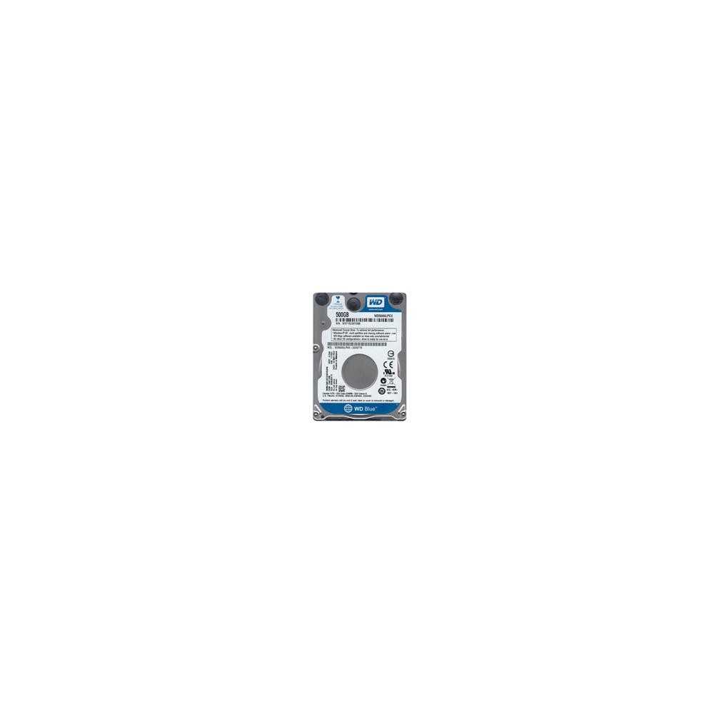 DISCO DURO INTERNO WD BLUE 500GB 2.5 PORTATIL SATA3 6GB/S 16MB 5400RPM WINDOWS [ WD5000LPCX ][ HD-1020 ]