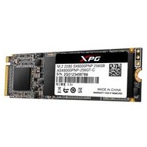 UNIDAD DE ESTADO SOLIDO SSD INTERNO 256GB ADATA XPG ASX6000 PRO M.2 2280 NVME PCIE GEN 3X4 LECT.2100 [ ASX6000PNP-256GT-C ][ HD-1864 ]