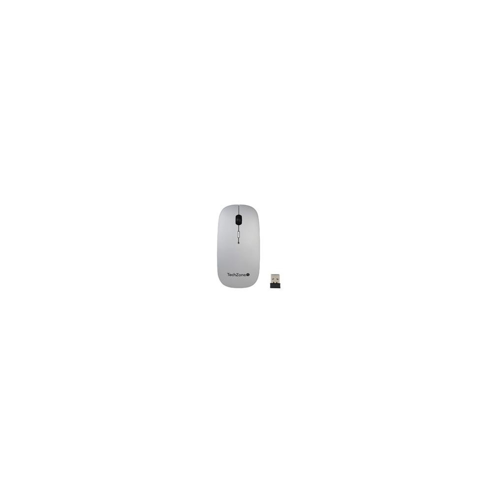 MOUSE TECHZONE TZ18MOUINAMP-PL RECARGABLE USB MOUSEPAD PLATA [ TZ18MOUINAMP-PL ][ MS-1441 ]