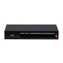 SWITCH  POE DAHUA  DE 10 PUERTOS FAST ETHERNET/ 8 PUERTOS POE/ 2 PUERTOS UPLINK/ 65 WATTS TOTALES/ S [ DH-PFS3010-8ET-65 ][ NIC-4112 ]