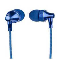 AUDÍFONOS IN-EAR CON MICRÓFONO PERFECT CHOICE STRETTO AZUL [ -PC-116615 ][ SPK-1833 ]