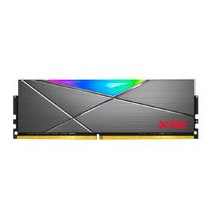 MEMORIA ADATA UDIMM DDR4 16GB PC4-28800 3600MHZ CL18 1.35V XPG SPECTRIX D50 RGB GRIS CON DISIPADOR P [ AX4U360016G18I-ST50 ][ RAM-3701 ]