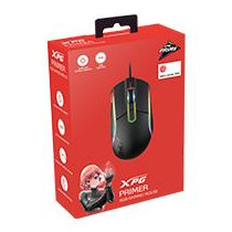 MOUSE XPG PRIMER SWITCH OMRON OPTICO PMW 3360 12000 DPI 50G 250 IPS RGB ALAMBRICO USB TIPO A GAMER [ PRIMER-BKCWW ][ MS-1533 ]