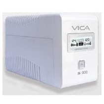 NO BREAK VICA 900VA/550W 6 TOMAS CON REGULADOR PANTALLA LCD NEGRO Y SOFTWARE 3 ANOS GARANTIA [ S900 ][ FR-757 ]