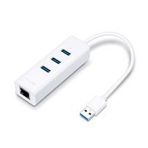 ADAPTADOR USB | TP-LINK | UE330 | 2 EN 1 CON HUB DE 3 PUERTOS USB 3.0 Y ADAPTADOR ETHERNET GIGABIT [ UE330 ][ AC-10262 ]