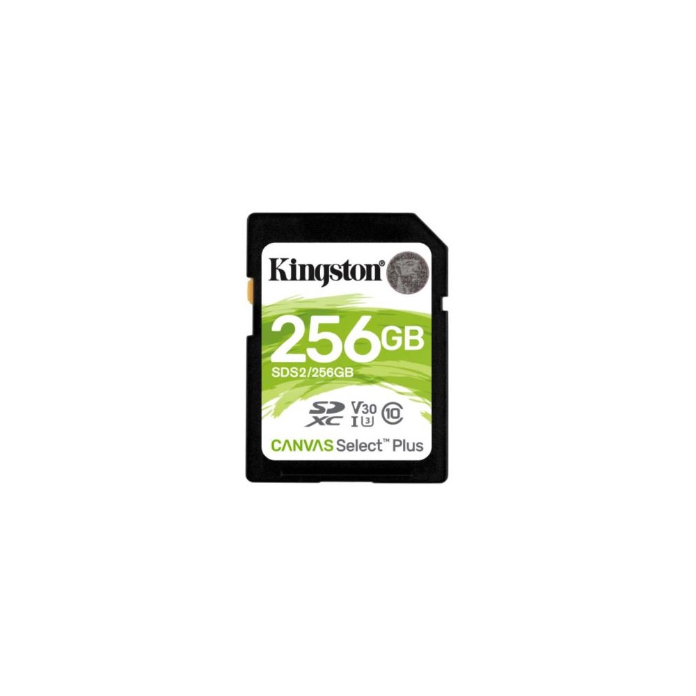 Tarjeta MicroSD Kingston Canvas Select Plus 256 GB 100R A1 C10 Card C/Adaptador [ SDS2256GB ]